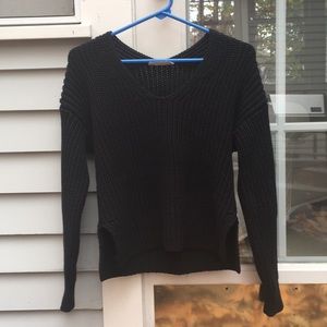 Everlane Black Cotton Sweater XS
